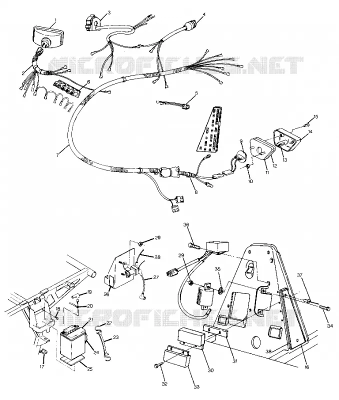 WIRING HARNESS (4917711771027A)