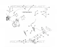 MASTER CYLINDER, REAR AND FOOT PEDAL