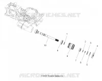 ANTRIEB, MAIN GETRIEBEGEHÄUSE OUTPUT SHAFT