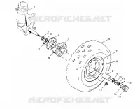 VORDERRAD ASSEMBLY  Trail Boss W958527 (4930323032B002)