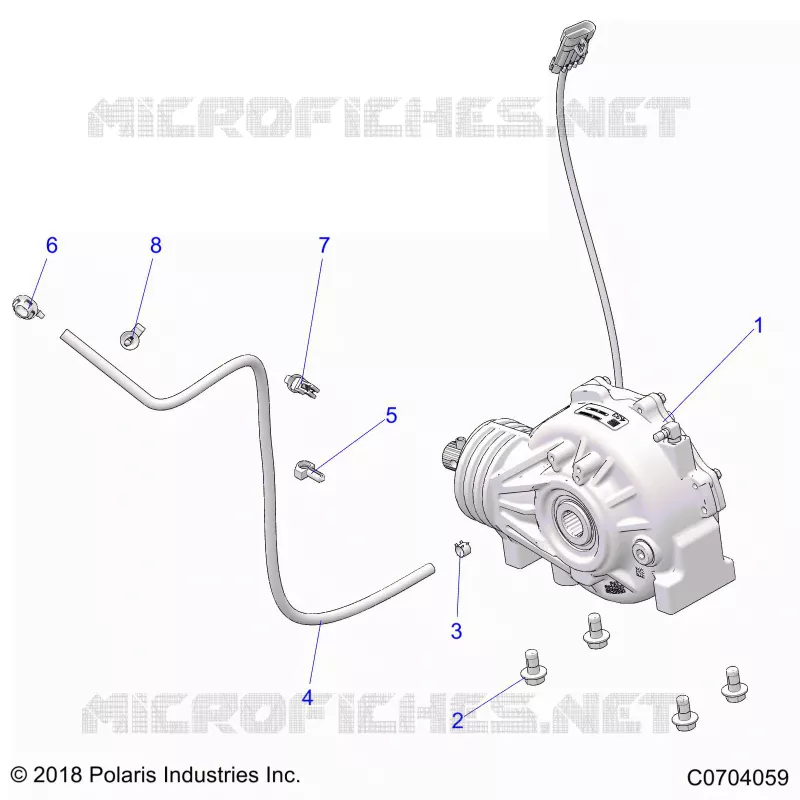ANTRIEB, FRONT GEARCASE MOUNTING