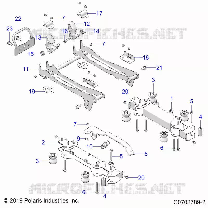 SITZ MOUNTING, FRONT