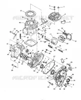CRANKCASE AND ZYLINDER 2X4 350L W937539 (4924032403031A)