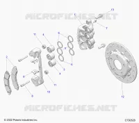 BRAKES, BREMSZANGE VORNE