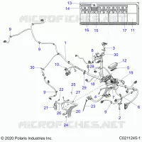 ELEKTRIC, MAIN WIRE HARNESS