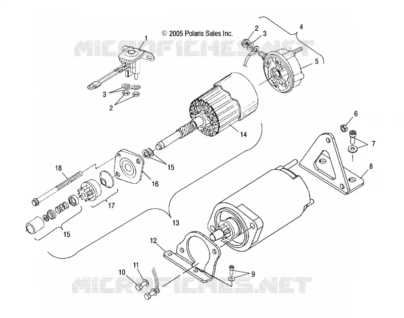 MOTOR, ANLASSER
