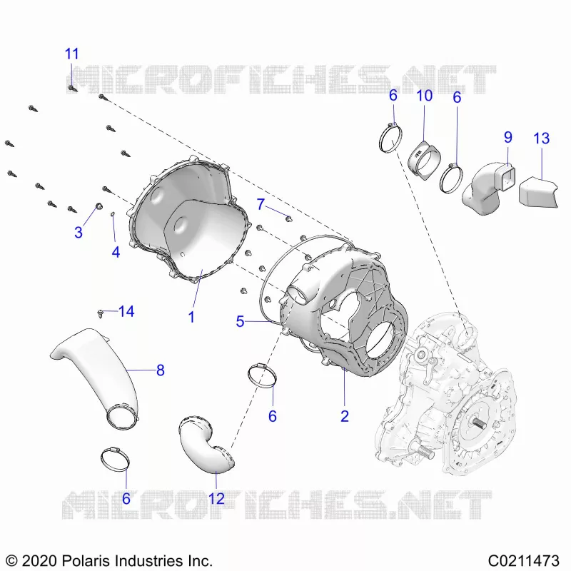 BODY, CLUTCH COVER