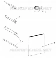 TOOL KIT LITE 0963433, EURO LITE E963433 AND LITE DELUXE 0963431 (4931663166C003)