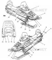 DECALS TRAN SPORT 0960143 AND EURO TRAN SPORT E960143 (4932273227A013)