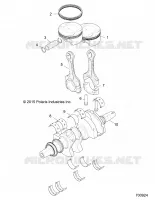 ENGINE, KURBELWELLE AND PISTON