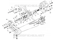 GETRIEBEGEHÄUSE/BREMSE AND KETTEN ??COVER MOUNTING 6X6 300 W948730 (4926792679C009)