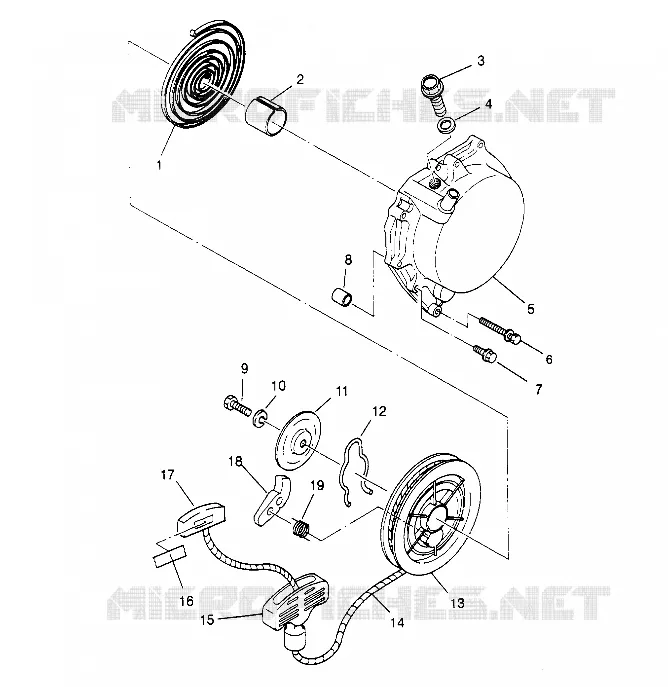 RÜCKZUG ANLASSER Sport 400L W948540 (4927232723C013)