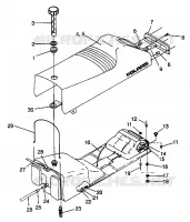 SITZ   GASBEHÄLTER ASSEMBLY Storm 0940782 and Storm SKS 0940582 (4925032503002A)