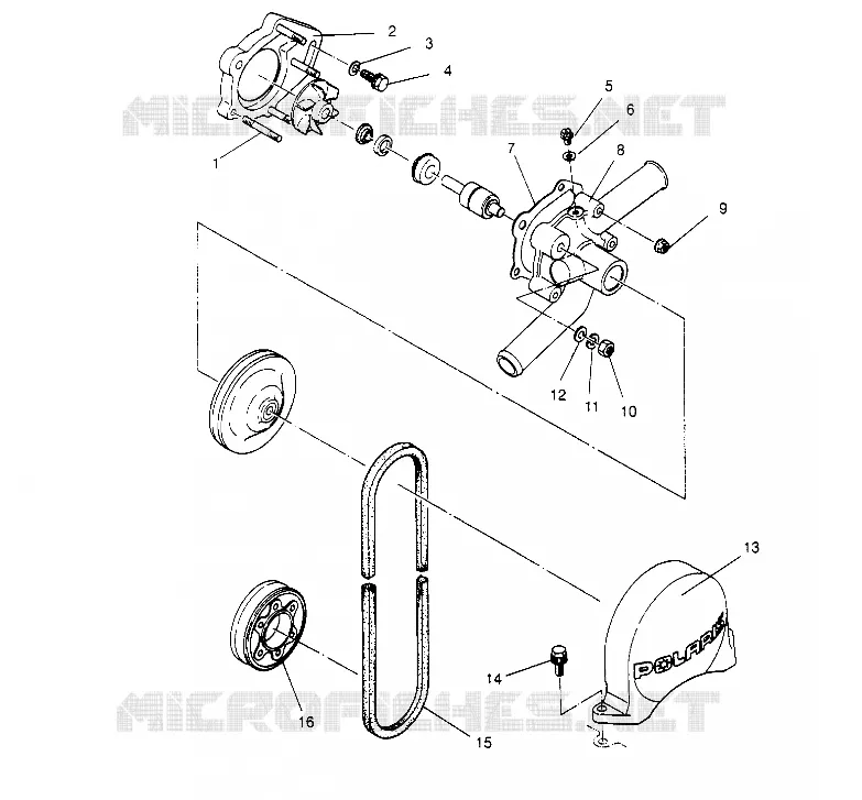 WASSERPUMPE  RXL 0956768 (4930783078C010)