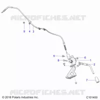 PARKBREMSE BRAKE HANDLE
