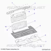 KAROSSERIE HINTEN CLOSEOFF, CENTER PANELS