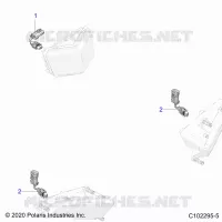 ELEKTRIC, HEADLIGHT HARNESS JUMPER- A22SEE57B1/B3/B5/B9 (C102295-5)