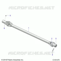 ANTRIEB, PROP SHAFT, FRONT