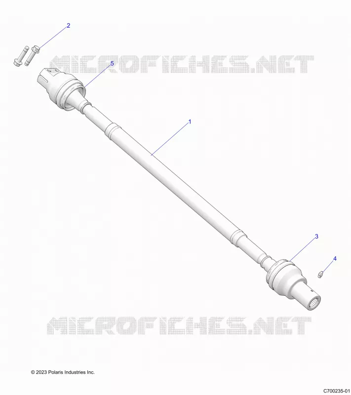 ANTRIEB, REAR PROP SHAFT