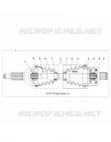 ANTRIEB, REAR HALF SHAFT
