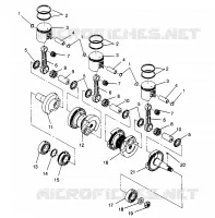 KOLBEN   KURBELWELLE XLT TOURING  0963357 AND EUROPEAN XLT TOURING  E96335 (4931923192C010)