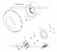 VORDERRAD and HUB, FRONT