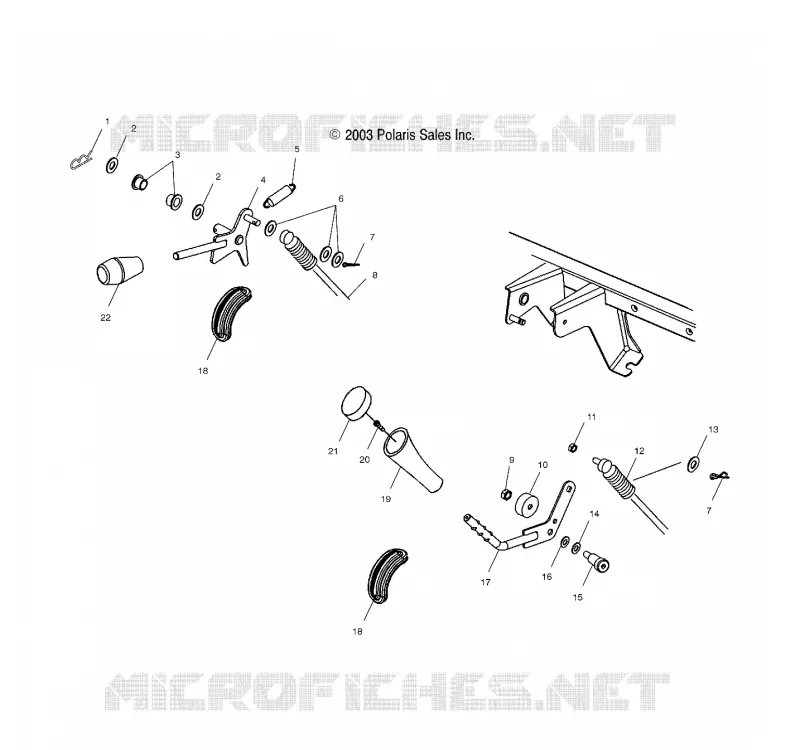 GEAR SELECTOR/DIFFERENTIAL LOCK
