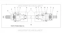 ANTRIEB, FRONT HALF SHAFT