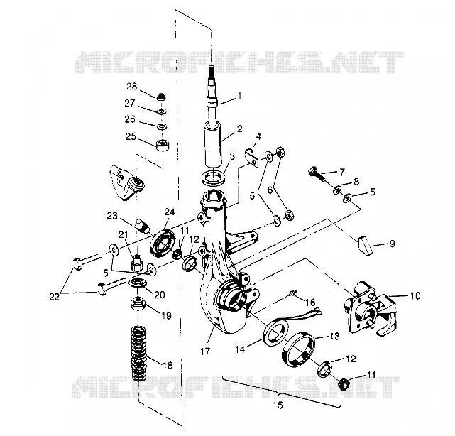 FRONT Verstrebung Sportsman 4x4 W948040 (4926842684B004)