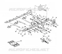 SUSPENSION ASSEMBLY  500 EFI 0952774, EFI SKS 0952574,   EFI SKS PT 0952974 (4929052905B013)