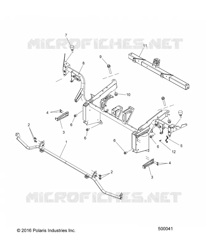 CHASSIS, FRONT FRAME ASM.