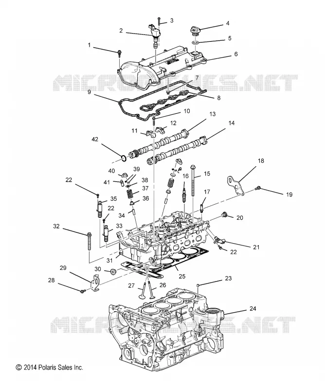ENGINE, ZYLINDERKOPF AND RELATED PARTS