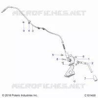 PARKBREMSE BRAKE HANDLE