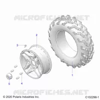 RADS, FRONT TIRE