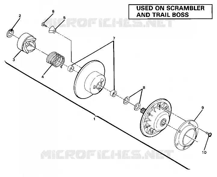 ANGETRIEBENE KUPPLUNGS ASSEMBLY. (4910981098036A)