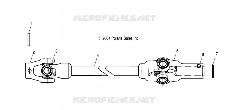ANTRIEB, REAR DRIVE SHAFT
