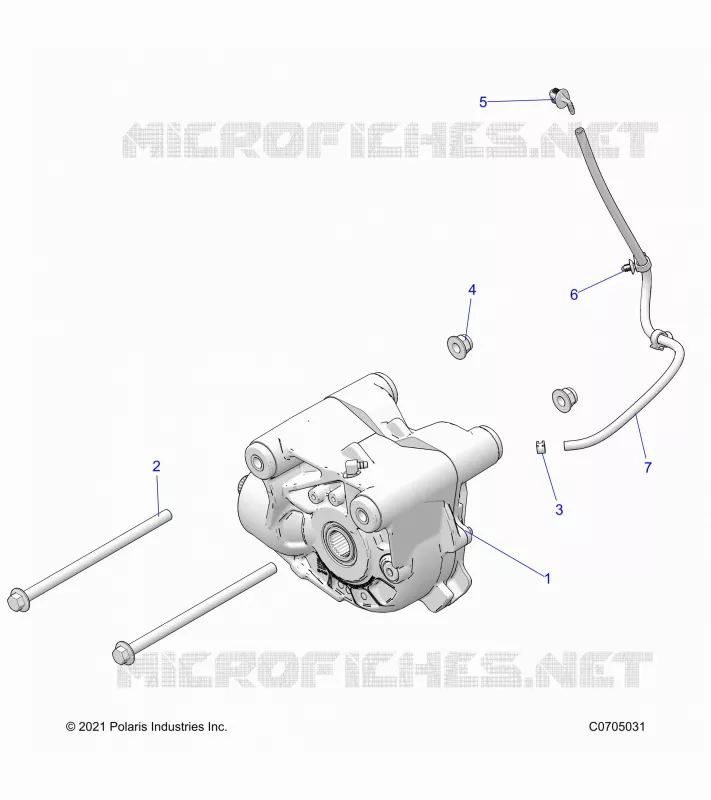 ANTRIEB, FRONT GEARCASE MOUNTING
