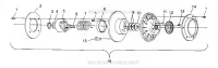 angetriebene Kupplungs 500 0972764,  EUROPEAN 500 E972764, 500 SKS 0972564,  EUROPEA (4938393839C009)