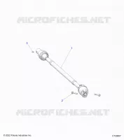 ANTRIEB, REAR PROP SHAFT