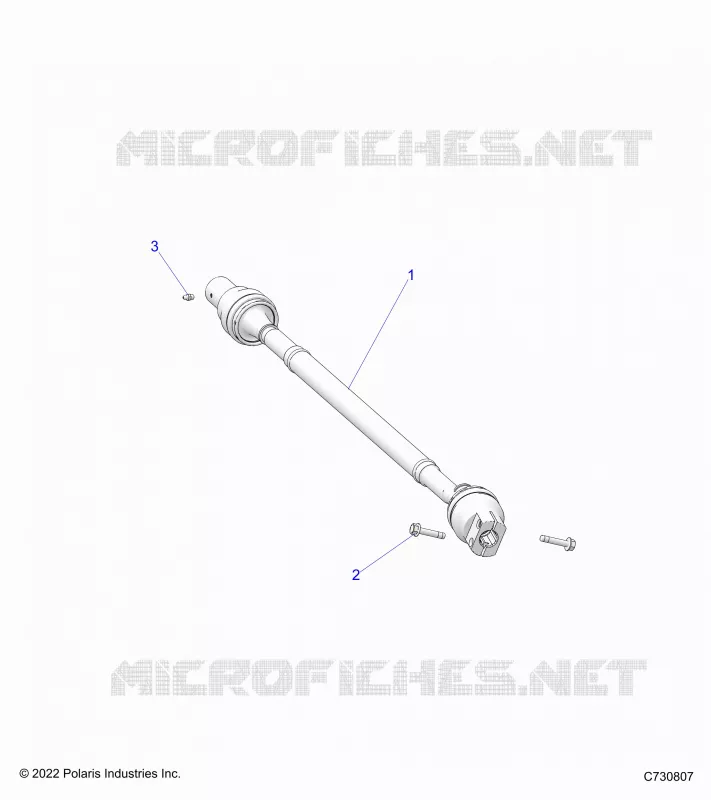 ANTRIEB, REAR PROP SHAFT