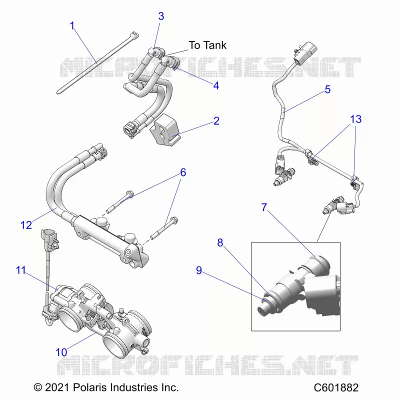 KRAFTSTOFFSYSTEM, RAIL, LINES AND THROTTLE BODY