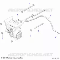 ANTRIEB, GEARCASE MOUNTING, REAR