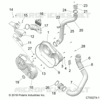 ANTRIEB, CLUTCH COVER AND DUCTING