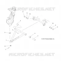SUSPENSION, A-ARM and STREBE MOUNTING