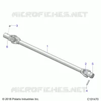 ANTRIEB, PROP SHAFT, FRONT
