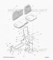SITZ ASM. AND SLIDER