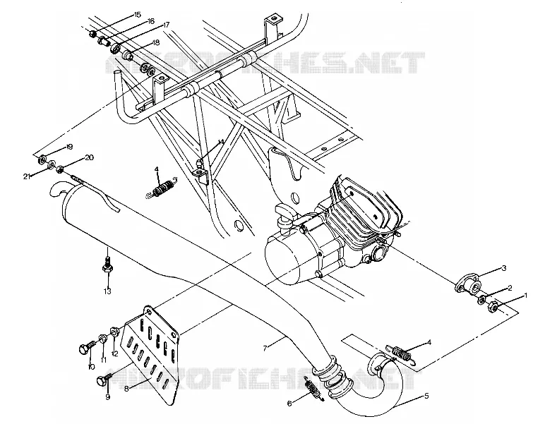 HALTER SCHALLDÄMPFER (4916361636008A)
