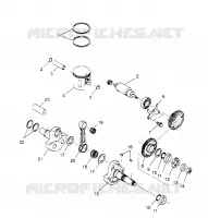 KOLBEN   KURBELWELLE SCRAMBLER W957840 (4927252725C012)