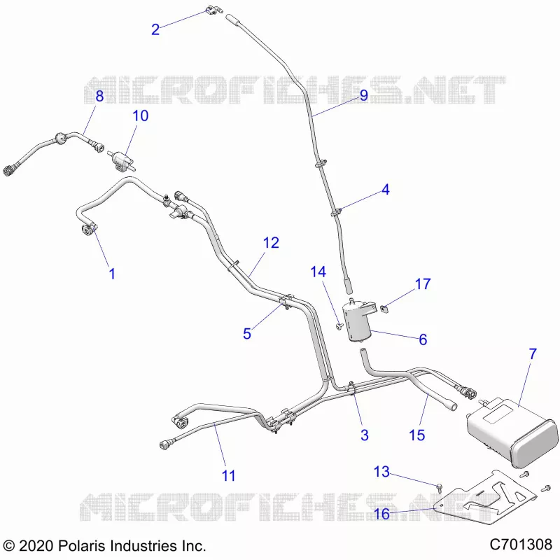 KRAFTSTOFFSYSTEMS, FUEL LINES, EVAP