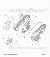 ANTRIEB, CLUTCH COVER ASM.- G24G2W99A/99B (C702872)